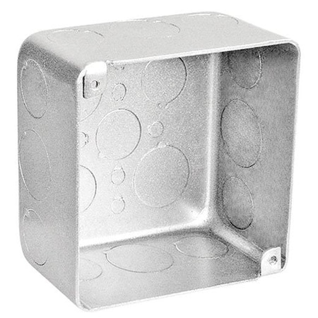 Southwire Electrical Box, 30.3 cu in, Square Box Type, 4 Gangs, 316 Stainless Steel, Square Shape 52171-SVTSS
